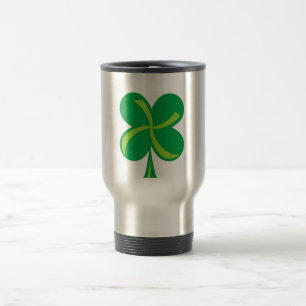Mug De Voyage Shamrock vert