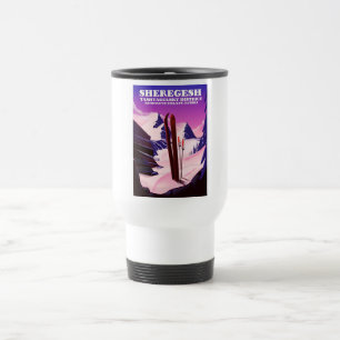 Mug De Voyage Sheregesh, oblast de Kemerovo Russie impression de