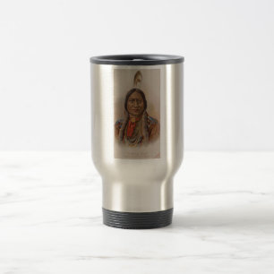 Mug De Voyage Signaux de fumée : Lakota Indian Chief Sitting Bul