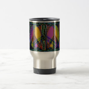 Mug De Voyage Signe de paix naissant