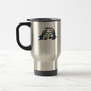 Mug De Voyage Skeleton conception de coeur main