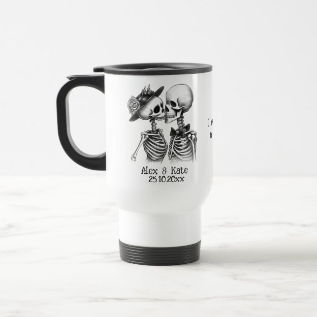 Mug De Voyage Skeleton Couple (Gauche)