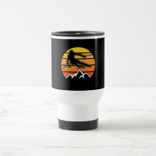 Mug De Voyage Ski rétro