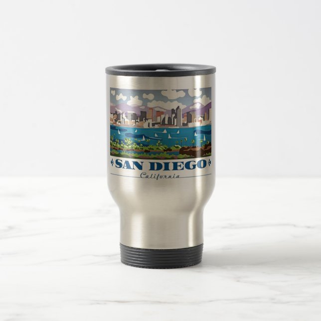 Mug De Voyage Skyline San Diego (Centre)
