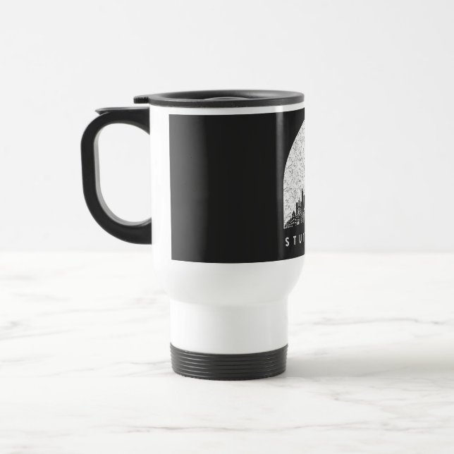Mug De Voyage Skyline Stuttgart Allemagne (Gauche)