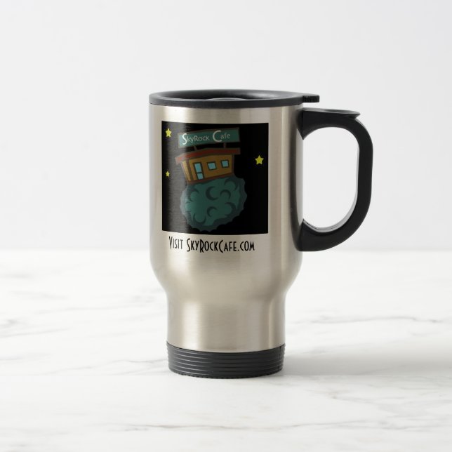 Mug De Voyage SkyRock logo2, la visite 2 disparaissent (Droit)
