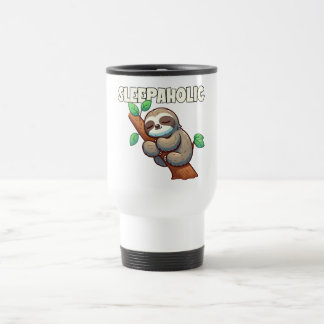 Mug De Voyage Sleepaholic - Amateurs de sommeil - Sleeping Sloth