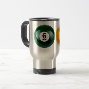 Mug De Voyage SlipperyJoe's 69 table de billard dur deux billiar