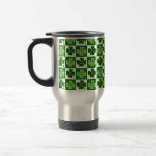 Mug De Voyage SlipperyJoe's Saint Patrick's Day trèfle à quatre 
