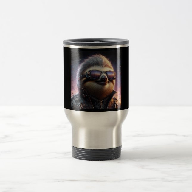 Mug De Voyage Sloth Cyberpunk (Centre)