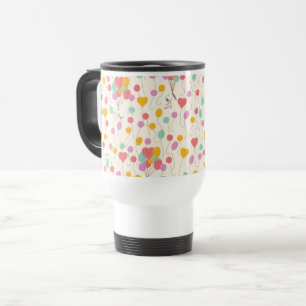 Mug De Voyage Snoopy Bunches of Balloons Motif