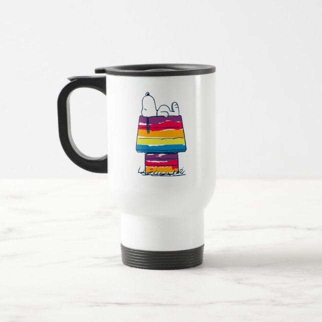 Mug De Voyage Snoopy | Rainbow Dog House (Gauche)