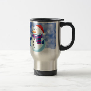 Mug De Voyage Snowman hiver Joyeux Noël neige