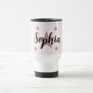 Mug De Voyage Soft Rose Personnalisé Starry Mug Voyage