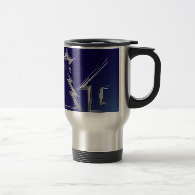 Mug De Voyage Soirée de Noël Sapphire (Droit)
