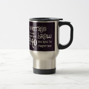 Mug De Voyage soixante-quinzième Brew vintage ou toute année