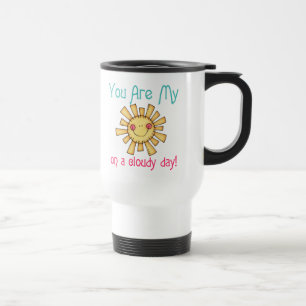 Mug De Voyage Soleil le jour nuageux