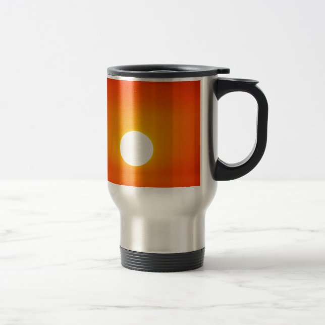 Mug De Voyage soleil orange (Droit)