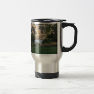 Mug De Voyage Soleil sur le mur de canyon