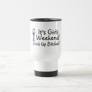 Mug De Voyage Son vin bu jusqu'à la dernière goutte par week-e