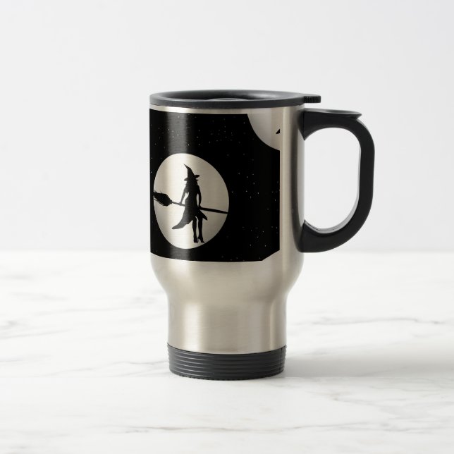 Mug De Voyage sorcière d'halloween (Droit)
