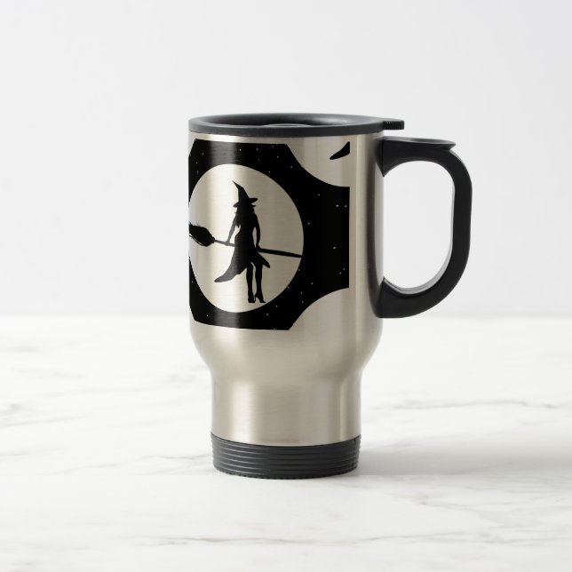 Mug De Voyage sorcière d'halloween (Droit)