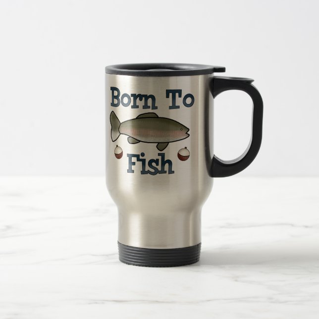 Mug De Voyage soutenu pour pêcher (Droit)