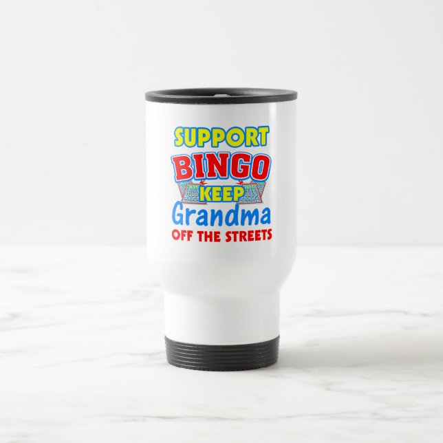 Mug De Voyage Soutien Bingo Grand  (Centre)