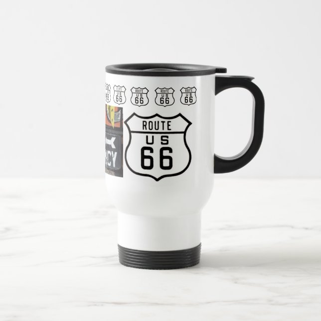 Mug De Voyage Souvenir de signe d'offre d'emploi de motel de cru (Droite)