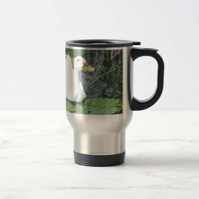 Mug De Voyage Soyez heureux canard (Droit)