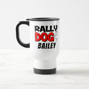Mug De Voyage Sport d'obéissance de rallye canine personnalisé