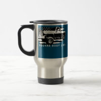 Squarebody American Flag Carré Body Truck 