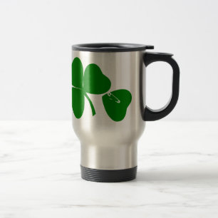 Mug De Voyage St Patrick's Day - Obtenez Lucky 3 + 1 feuilles =