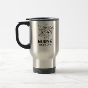Mug De Voyage Stanley personnalisé avec nom personnalisé Nurse T