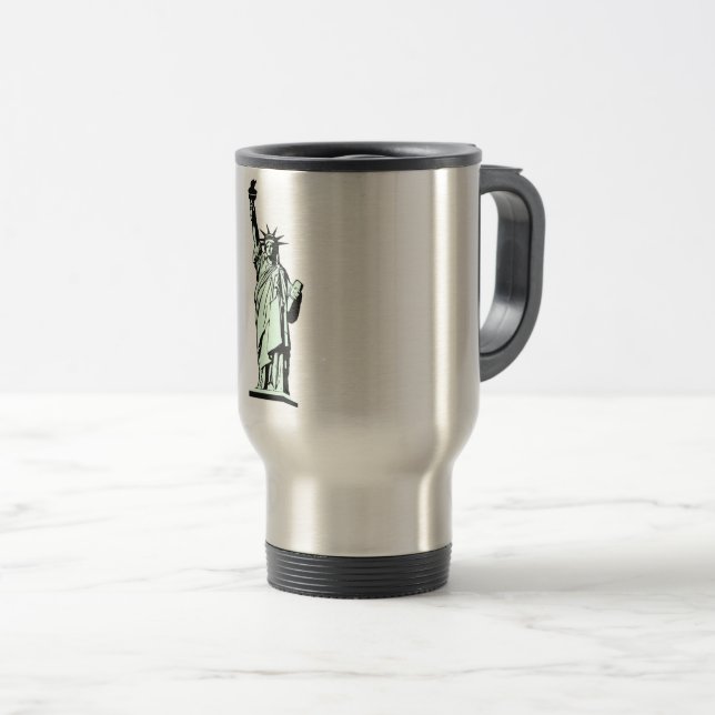 Mug De Voyage Statue de la Liberté (Devant droit)