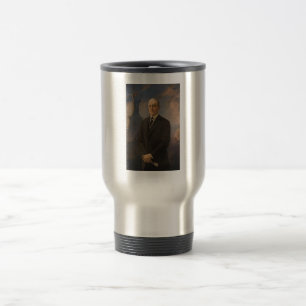Mug De Voyage Statue de la Liberté et président Woodrow Wilson