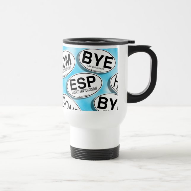 Mug De Voyage Stickers Euro Travel (Droite)