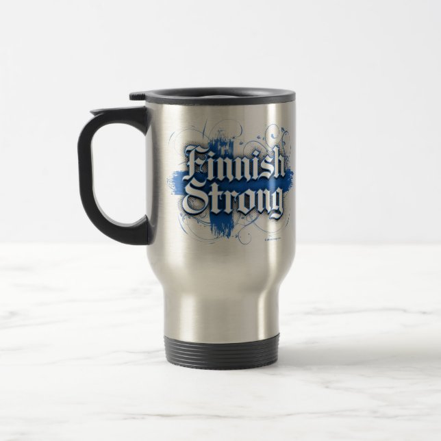 Mug De Voyage Strong finlandais (Finlande) (Gauche)