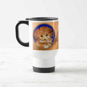 Mug De Voyage Substance personnalisée de chien VOS 2 PHOTOS,