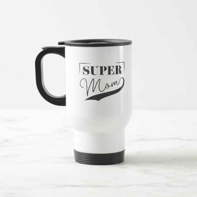 Mug De Voyage Super Maman (Gauche)