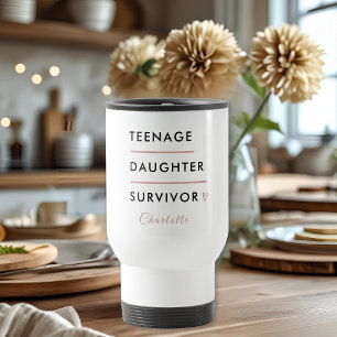 Mug De Voyage Survivante Fille Adolescente Personnalisé