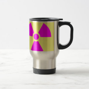 Mug De Voyage Symbole d'avertissement de rayonnement