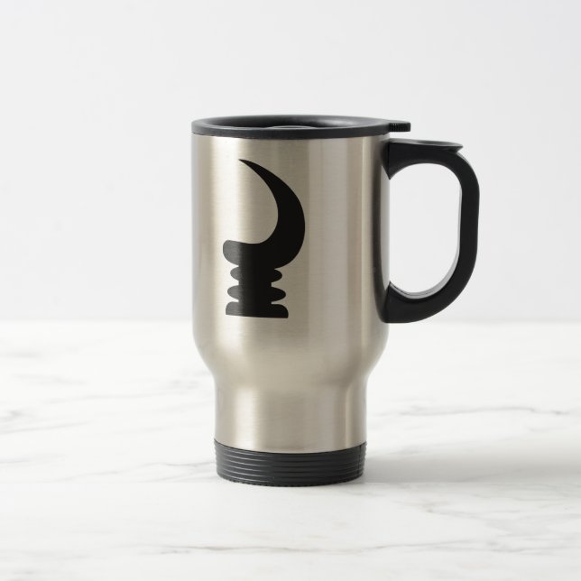 Mug De Voyage Symbole du klaxon | de guerre d'AKOBEN | de (Droit)