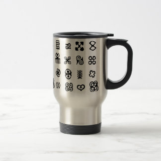 Mug De Voyage Symboles africains Adinkra