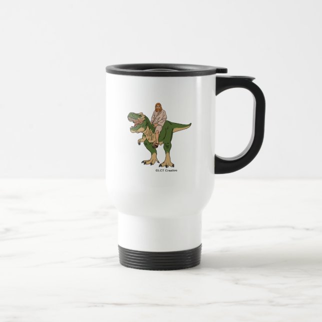 Mug De Voyage T-Rex de Jésus (Droite)