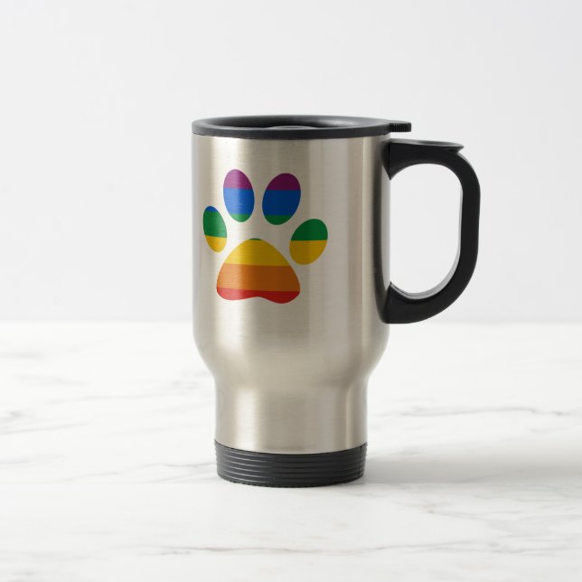Mug De Voyage T-shirt de gay pride (Droit)