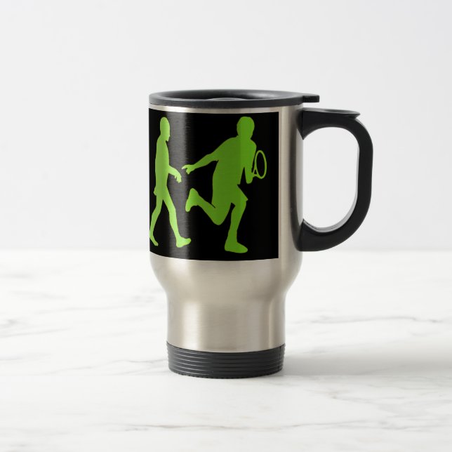 Mug De Voyage T-shirt humoristique de tennis de tennis (Droit)