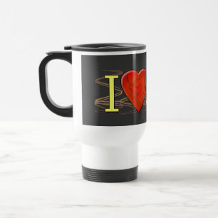 Mug De Voyage T-shirts cardiaque d'armature intra-artérielle de