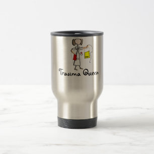 Mug De Voyage T-shirts et cadeaux de "reine de traumatisme"