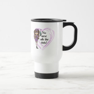 Mug De Voyage T-shirts et cadeaux d'infirmière de brune
